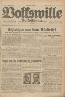 Volkswille : zugleich Volksstimme für Bielitz : Organ der Deutschen Sozialistischen Arbeitspartei in Polen. Jg.19, Nr. 23 (28 Januar 1933) + dod.