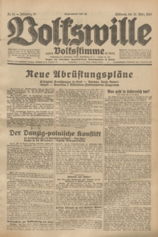 Volkswille : zugleich Volksstimme für Bielitz : Organ der Deutschen Sozialistischen Arbeitspartei in Polen. Jg.19, Nr. 61 (15 März 1933) + dod.