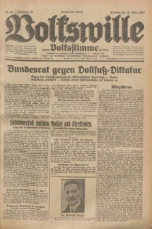 Volkswille : zugleich Volksstimme für Bielitz : Organ der Deutschen Sozialistischen Arbeitspartei in Polen. Jg.19, Nr. 65 (19 März 1933) + dod.