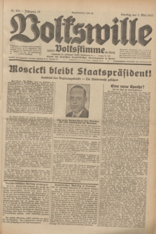 Volkswille : zugleich Volksstimme für Bielitz : Organ der Deutschen Sozialistischen Arbeitspartei in Polen. Jg.19, Nr. 104 (7 Mai 1933) + dod.