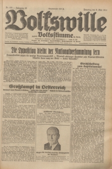 Volkswille : zugleich Volksstimme für Bielitz : Organ der Deutschen Sozialistischen Arbeitspartei in Polen. Jg.19, Nr. 105 (9 Mai 1933) + dod.