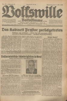 Volkswille : zugleich Volksstimme für Bielitz : Organ der Deutschen Sozialistischen Arbeitspartei in Polen. Jg.19, Nr. 107 (11 Mai 1933) + dod.