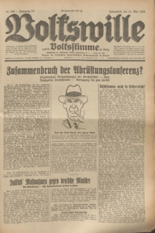 Volkswille : zugleich Volksstimme für Bielitz : Organ der Deutschen Sozialistischen Arbeitspartei in Polen. Jg.19, Nr. 109 (13 Mai 1933) + dod.