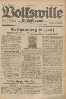 Volkswille : zugleich Volksstimme für Bielitz : Organ der Deutschen Sozialistischen Arbeitspartei in Polen. Jg.19, Nr. 116 (21 Mai 1933) + dod.