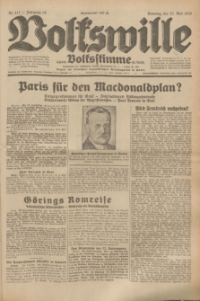 Volkswille : zugleich Volksstimme für Bielitz : Organ der Deutschen Sozialistischen Arbeitspartei in Polen. Jg.19, Nr. 117 (23 Mai 1933) + dod.