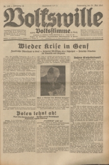 Volkswille : zugleich Volksstimme für Bielitz : Organ der Deutschen Sozialistischen Arbeitspartei in Polen. Jg.19, Nr. 119 (25 Mai 1933) + dod.