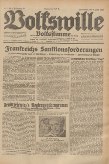 Volkswille : zugleich Volksstimme für Bielitz : Organ der Deutschen Sozialistischen Arbeitspartei in Polen. Jg.19, Nr. 126 (3 Juni 1933) + dod.