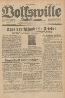 Volkswille : zugleich Volksstimme für Bielitz : Organ der Deutschen Sozialistischen Arbeitspartei in Polen. Jg.19, Nr. 128 (7 Juni 1933) + dod.