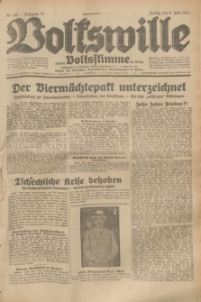 Volkswille : zugleich Volksstimme für Bielitz : Organ der Deutschen Sozialistischen Arbeitspartei in Polen. Jg.19, Nr. 130 (9 Juni 1933) + dod.