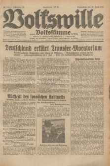 Volkswille : zugleich Volksstimme für Bielitz : Organ der Deutschen Sozialistischen Arbeitspartei in Polen. Jg.19, Nr. 131 (10 Juni 1933) + dod.