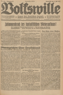 Volkswille : Organ der Deutschen Sozialistischen Arbeiterpartei in Polen. Jg.19, Nr. 148 (8 Juli 1933) + dod.
