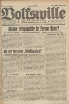 Volkswille : Organ der Deutschen Sozialistischen Arbeiterpartei in Polen. Jg.19, Nr. 155 (18 August 1933) + dod.