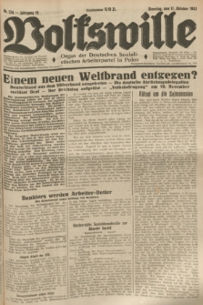Volkswille : Organ der Deutschen Sozialistischen Arbeiterpartei in Polen. Jg.19, Nr. 174 (17 Oktober 1933)