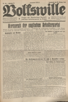 Volkswille : Organ der Deutschen Sozialistischen Arbeiterpartei in Polen. Jg.19, Nr. 179 (28 Oktober 1933) + dod.
