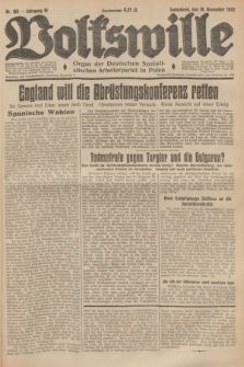 Volkswille : Organ der Deutschen Sozialistischen Arbeiterpartei in Polen. Jg.19, Nr. 188 (18 November 1933) + dod.