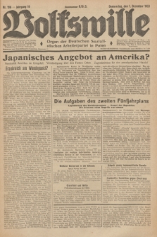 Volkswille : Organ der Deutschen Sozialistischen Arbeiterpartei in Polen. Jg.19, Nr. 196 (7 Dezember 1933)
