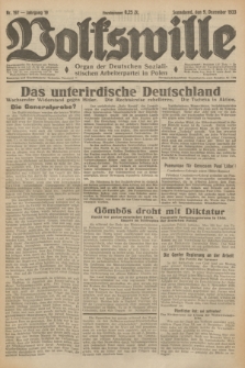 Volkswille : Organ der Deutschen Sozialistischen Arbeiterpartei in Polen. Jg.19, Nr. 197 (9 Dezember 1933) + dod.