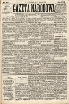 Gazeta Narodowa. 1883, nr 204
