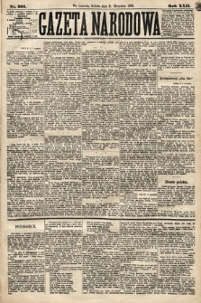 Gazeta Narodowa. 1883, nr 205