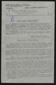 Biuletyn Prasowy. R.11, nr 25 (9 lipca 1943)