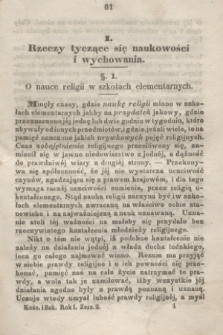 Kościół i Szkoła : pismo miesięczne. R.1, z. 2 (1846)