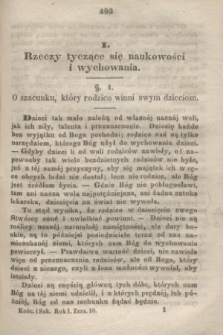 Kościół i Szkoła : pismo miesięczne. R.1, z. 10 (1846)