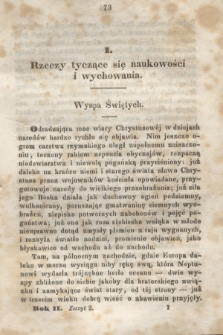 Kościół i Szkoła : pismo miesięczne. R.2, z. 2 (1847) + dod.