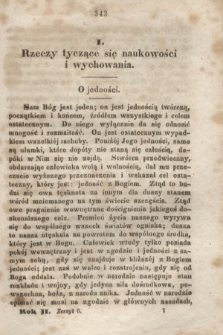 Kościół i Szkoła : pismo miesięczne. R.2, z. 6 (1847) + dod.