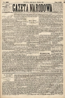 Gazeta Narodowa. 1883, nr 209