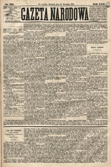 Gazeta Narodowa. 1883, nr 211