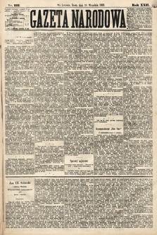 Gazeta Narodowa. 1883, nr 213