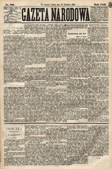 Gazeta Narodowa. 1883, nr 216