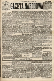 Gazeta Narodowa. 1883, nr 217