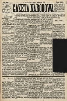 Gazeta Narodowa. 1883, nr 223