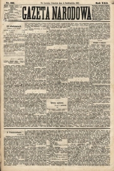 Gazeta Narodowa. 1883, nr 225