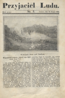 Przyjaciel Ludu. R.5, [T.1], No. 7 (18 sierpnia 1838)