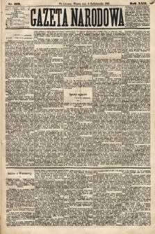 Gazeta Narodowa. 1883, nr 229