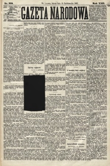 Gazeta Narodowa. 1883, nr 239