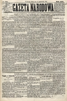Gazeta Narodowa. 1883, nr 245