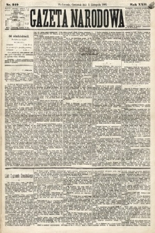 Gazeta Narodowa. 1883, nr 249