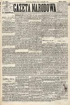 Gazeta Narodowa. 1883, nr 254