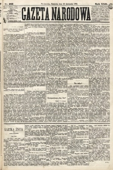 Gazeta Narodowa. 1883, nr 263