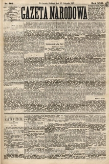 Gazeta Narodowa. 1883, nr 269