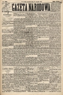 Gazeta Narodowa. 1883, nr 272