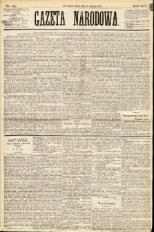 Gazeta Narodowa. 1875, nr 14