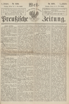 West-Preußische Zeitung. Jg.4, Nr. 114 (17 Mai 1867)