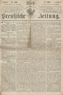 West-Preußische Zeitung. Jg.4, Nr. 148 (28 Juni 1867)