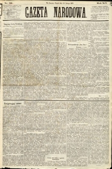Gazeta Narodowa. 1875, nr 34
