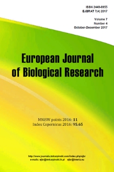 European Journal of Biological Research. Vol. 7, 2017, no. 4