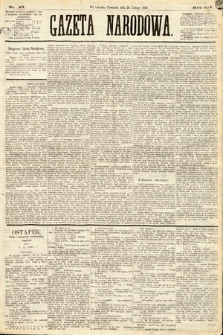 Gazeta Narodowa. 1875, nr 45